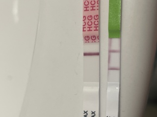 Positive ovulation test