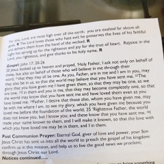 Sharing Sunday services