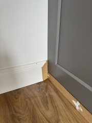 Shoddy carpentry of fussy customer