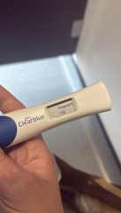 Positive or evap line? Tesco Pregnancy Test