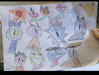 5 year old drawings