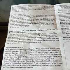 Sharing Sunday services