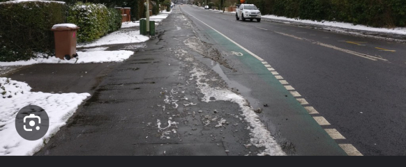 Bicycles on pavements - why are they not being ridden on a road?