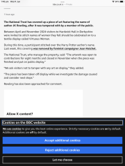 A quiet act of resistance.