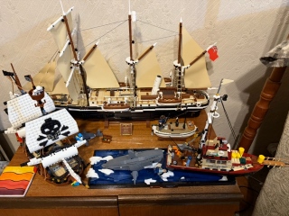 To show me your Lego collection?