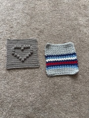 Woolly Hugs. Desperately sad news we are afraid. Making a Blanket for lovely Swashbuckled whose son has tragically died.