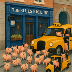 The Bluestocking - where the laugh emoji is sorely missed.