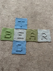 Woolly Hugs. Desperately sad news we are afraid. Making a Blanket for lovely Swashbuckled whose son has tragically died.