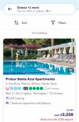 How much is reasonable for a holiday ABROAD for a family 3 during half term?