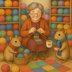 Woolly Hugs. Desperately sad news we are afraid. Making a Blanket for lovely Swashbuckled whose son has tragically died.