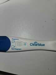 Clear blue.