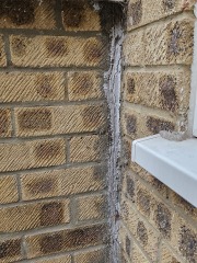 Cracks in porch/porch coming away