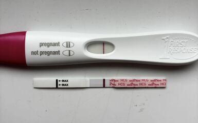 10 dpo very very faint line??