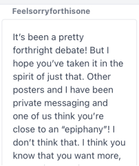 To never tell partner I love him?