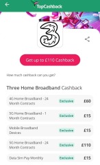 £120 Cash FREE Three 5g Broadband unlimited data deal!!