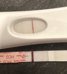 V faint tests 10dpo, no darker at 11dpo