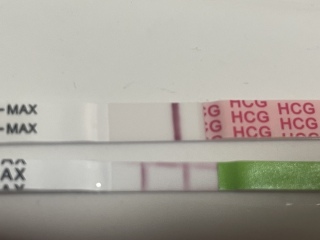 Positive ovulation test