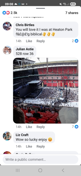 To not go to oasis despite having tickets