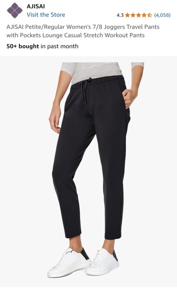 Petite straight leg joggers - Help!