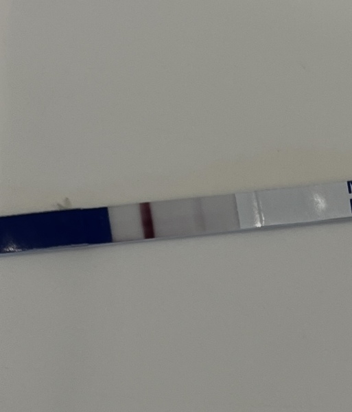 2 faint positive tests and the rest negative