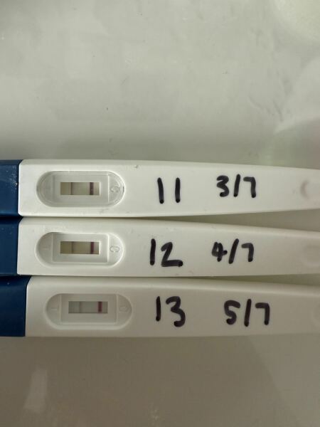 Test line progression