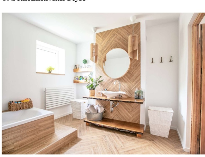 Scandi bathroom - would this work?