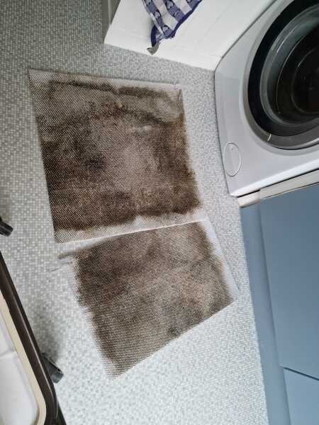 Mouldy shower mats