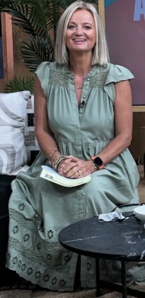 Alice Beer dress on this morning