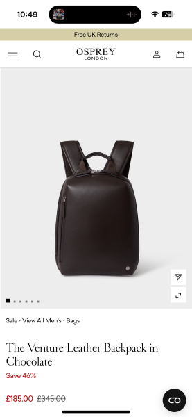 Stylish but comfortable backpack for work - Osprey/Coach/Bellroy/Nordace?