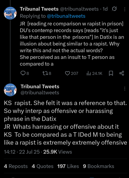 NHS Fife tries to silence nurse - Sandie Peggie vs NHS Fife Health Board and Dr Beth Upton - thread #39