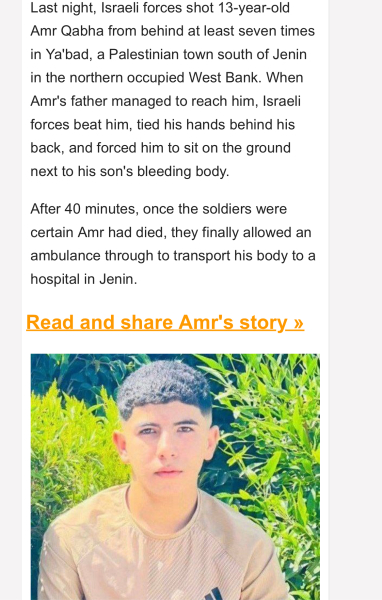 27 children have been murdered by the IOF every day for 650 days in Gaza (UNICEF)