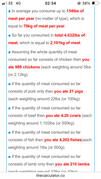 Eating animals