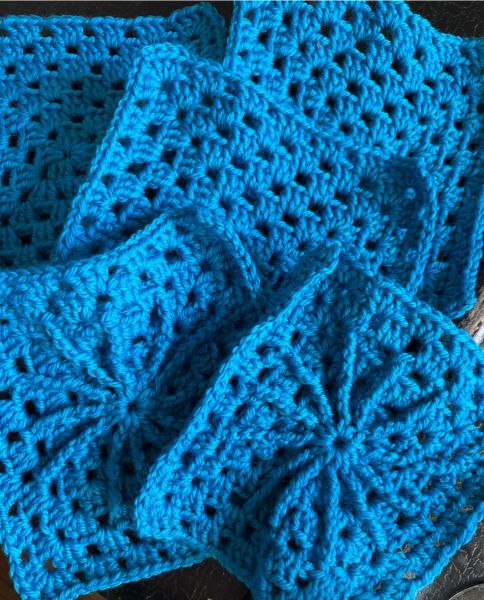 Woolly Hugs. Desperately sad news we are afraid. Making a Blanket for lovely Swashbuckled whose son has tragically died.