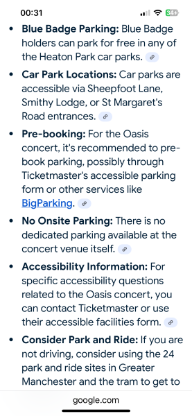 Oasis. Heaton Park. What do I do?
