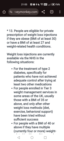 Mumsnet information needs updating re injections