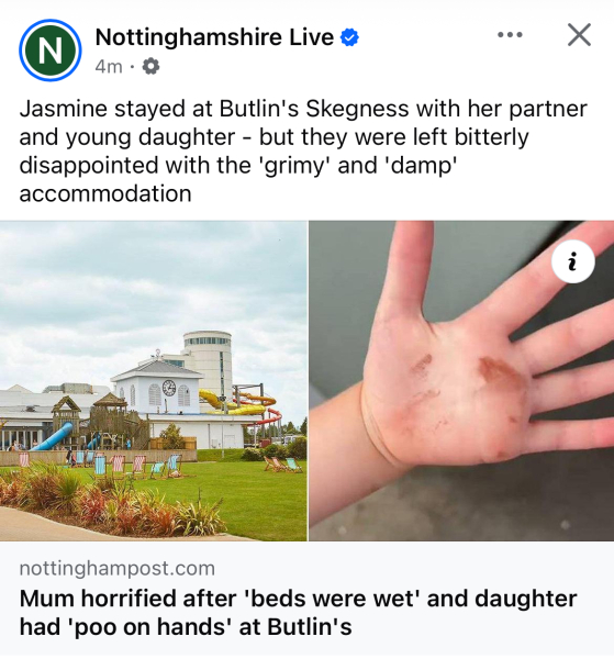AIBU to have expected better from Butlins (and to say no to having a 'do over' break)