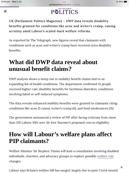 1,000 new PIP claims per day?