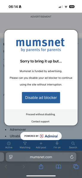 Disable Ad Blocker nightmare!