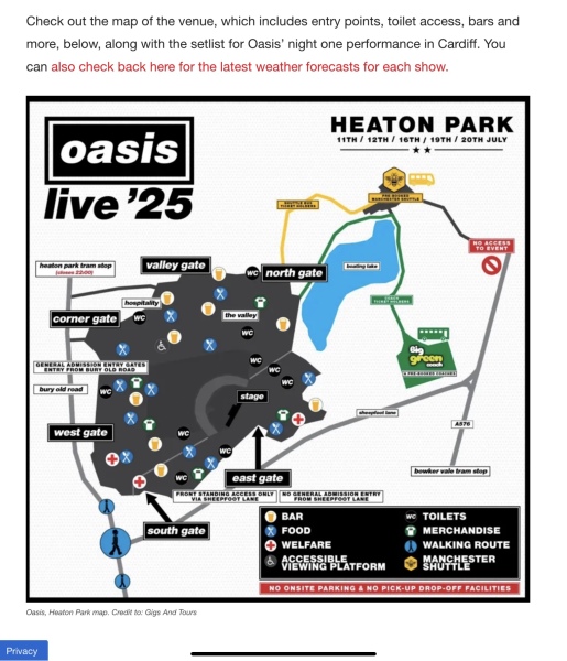 Oasis. Heaton Park. What do I do?