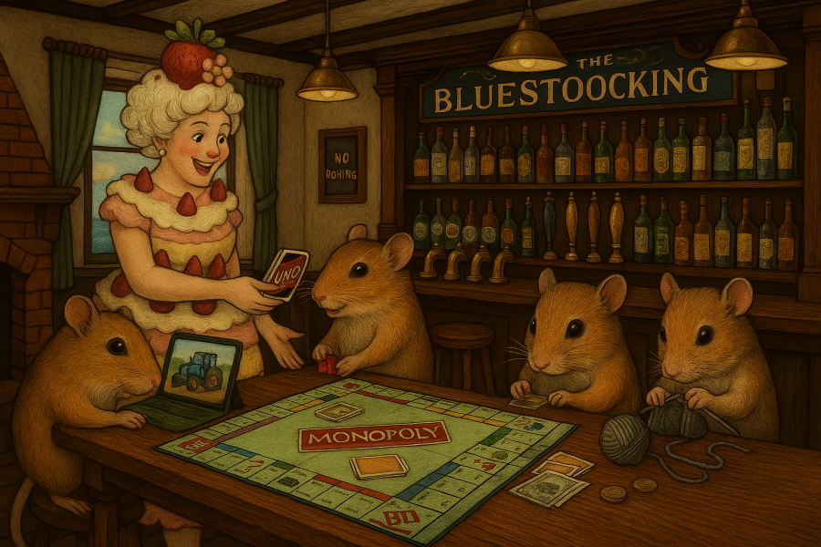 The Bluestocking - holding the line and losing the thread