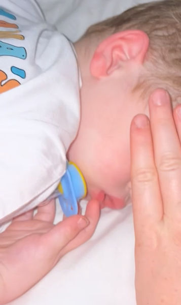 White patch randomly on toddler