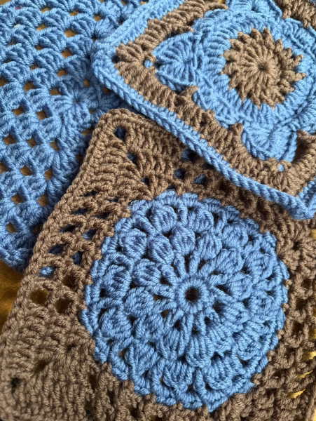 Woolly Hugs. Desperately sad news we are afraid. Making a Blanket for lovely Swashbuckled whose son has tragically died.