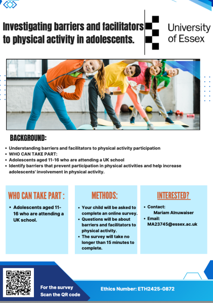 Investigating barriers and facilitators to physical activity in adolescents