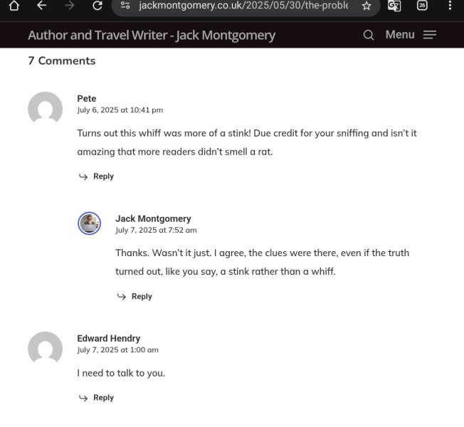 Thread 9: To feel disappointed after reading this in The Observer about the author and her husband from The Salt Path book and film?