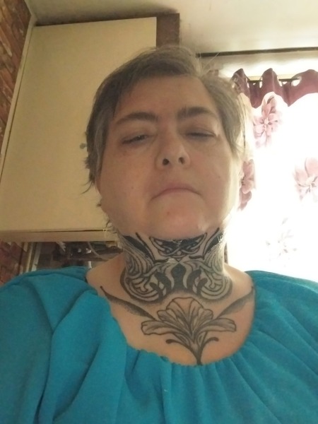 Neck tattoo