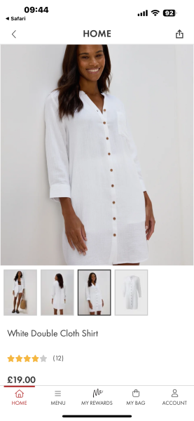 I felt I had ‘missed the mark’ last year on holiday… what  is this year's white linen shirt?