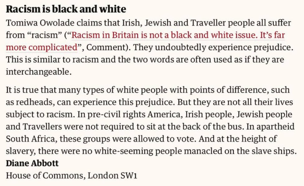 AIBU to agree with Diane Abbott