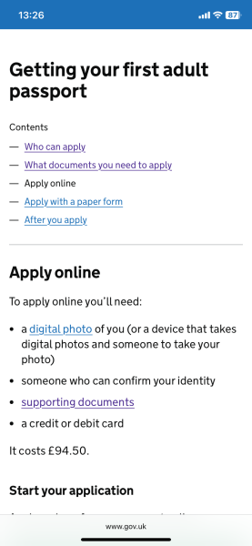 To think if you have a valid UK driving license you should be able to apply for a first passport without all of this countersigning bollocks?