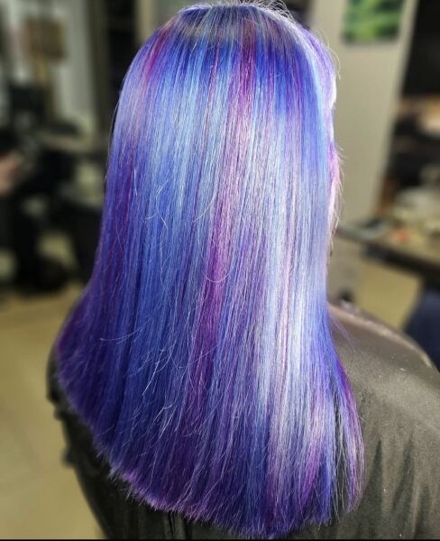 What do you think of people with colourful hair?  As in different colour hair - pinks, greens, blues, purples, - big bright colourful hair