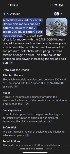 Can anyone help with a warranty and gearbox question please?